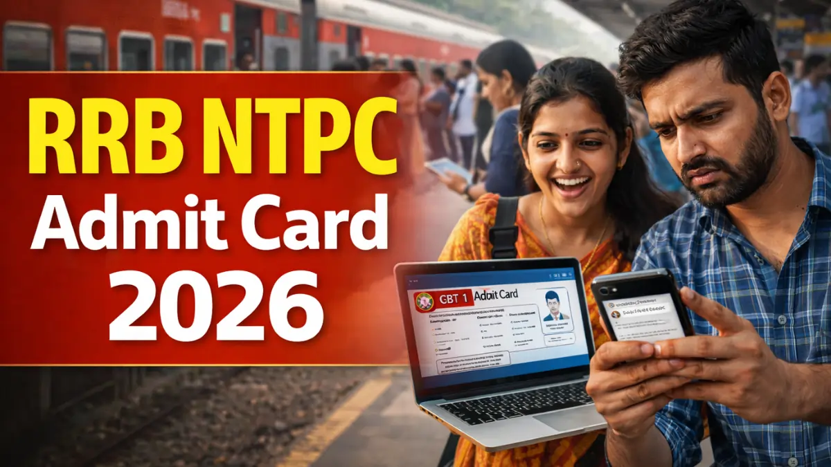 RRB NTPC Admit Card 2026