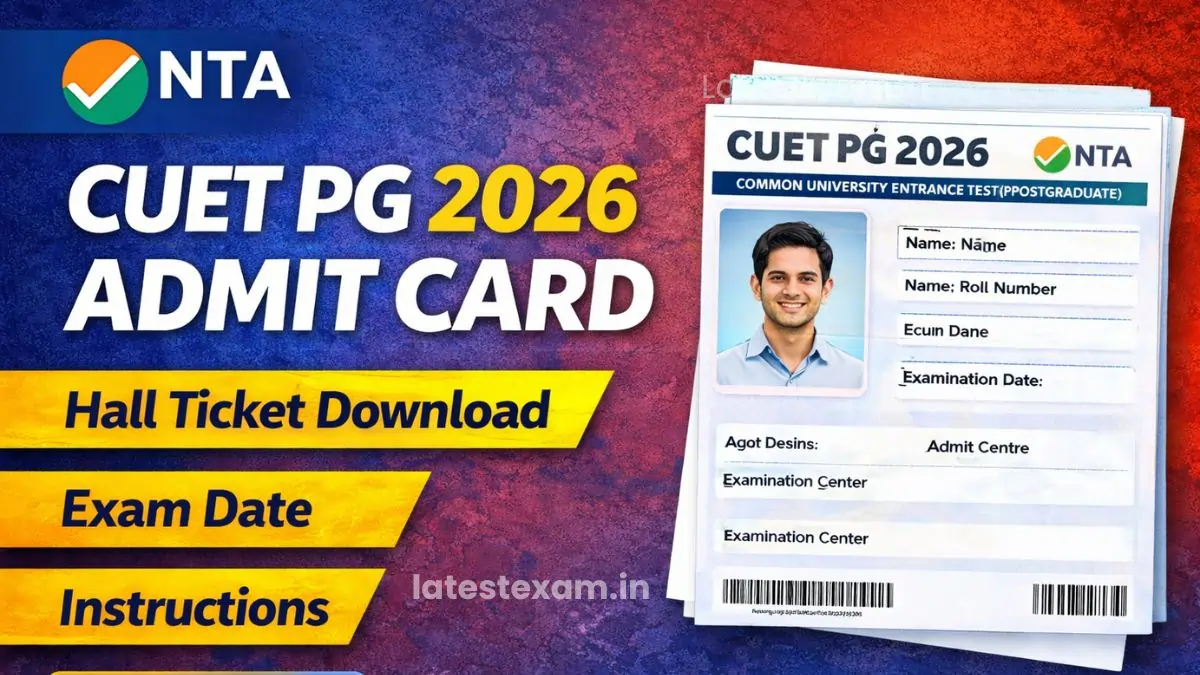 CUET PG Admit Card 2026